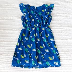 Old Navy Blue Patterned Summer Dress